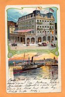 Hotel Krone Konstanz 1907 Postcard - Konstanz