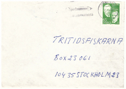 Sweden. Letter. Stamps And Postmark. 1972 - 1930- ... Franqueo II