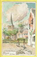 * Dilbeek (Vlaams Brabant) * (Belgique Pittoresque, JL Goffart, 17-48) église, Kerk Church, Kirche, Pompe, Couleur, TOP - Dilbeek