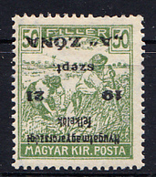 HUNGARY,WESTUNGARN-MICHEL 16 MNH INVERTED OVERPRINT , ERROR!! - Lokale Uitgaven