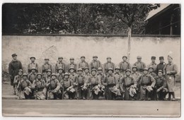 Carte Photo Militaria Groupe 4 ème Régiment Par Siby CLERY Par Frontenex - Autres & Non Classés