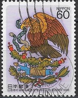 JAPAN 1988 Centenary Of JapanMexico Friendship And Trade Treaty - 60y Mexican State Arms FU - Used Stamps
