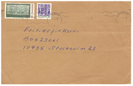 Sweden. Letter. Stamps And Postmark. 1972. Goteborg - 1930- ... Rollen II