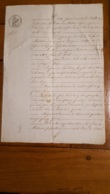 ACTE DE SEPTEMBRE 1832 VENTE DE TERRE A BEIRE LE CHATEL - Documents Historiques