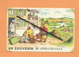 CPA - Un Souvenir De Loos Lez Lille -  Illustrateur Chaperon Jean -(  Loos Les Lille ) - Loos Les Lille