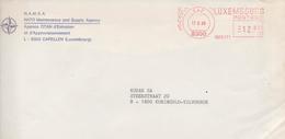 3302   Carta  Luxembourg, 1988, Otan, Nato,franqueo Mecanico, - Briefe U. Dokumente