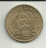 2 1/2 Escudos 1977 Cabo Verde - Cape Verde
