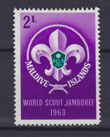 Maldives 1965 Mi. 129    2 L Pfadfinder-Welttreffen Scouts Jamboree, MH* - Maldives (...-1965)