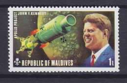 Maldives 1973 Mi. 471 A    2 L John F. Kennedy Apollo Space Project, MH* - Maldives (...-1965)