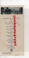 86- CUHON - RARE MENU MME GIROIR CUISINIERE-CUISINE 1944- IMPRIMERIE GIROIRE A MIREBEAU-THILLAUD TRAITEUR A MASSOGNES - Menú