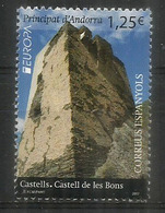 ANDORRA. EUROPA 2017. Castell De Les Bons. Un Timbre Neuf ** AND.ESP - Usados