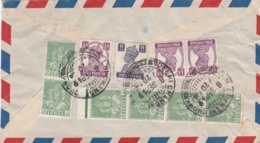INDE  INDIA  :  Divers Sur Lettre De Delhi Pour La Suisse CaD De 1949 - Covers & Documents