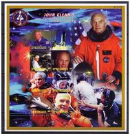 MICRONESIA SHEET SPACE COSMONAUTS ASTRONAUTES JOHN GLENN ESPACE ESPACIO - USA