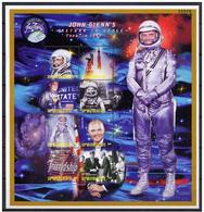 MICRONESIA SHEET SPACE COSMONAUTS ASTRONAUTES JOHN GLENN ESPACE ESPACIO - United States