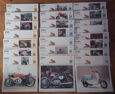 Moto Honda. 22 Fiches Illustrées De Ces Motos Japonaises, De 1962 à 1993. - Sport