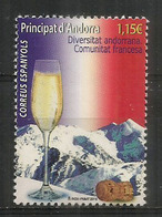 Hommage à La Communauté Française D'Andorre. Un Timbre Neuf ** Année 2016 - Unused Stamps