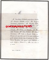 86- POITIERS- FAIRE PART DECES THERESE BEAUBEAU 17 MAI 1846- JEAN ANDRE RICHAULT ETABLES-LIMOUSINEAU -NAPOLEON ROBIN - Obituary Notices