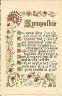 Carte Avec Enluminures ( Maximes  Sympathie)  Format 9.5x 14 Cm - Philosophie