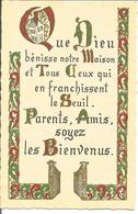 Carte Avec Enluminures ( Maximes  DIEU)  Format 9.5x 14 Cm - Philosophie & Pensées