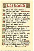 Carte Avec Enluminures ( Maximes  Loi Scoute)  Format 9.5x 14 Cm - Philosophie