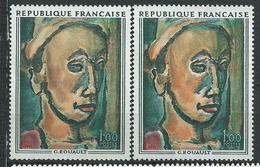 [25] Variété :   N° 1673 Rouault Visage Brun Au Lieu D'orange + Normal ** - Ungebraucht