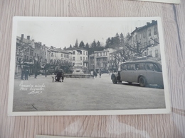 CPA 07 Ardèche Lamastre Place Seignobos Autobus  TBE - Lamastre