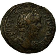 Monnaie, Septime Sévère, As, 202-210, Rome, TTB, Bronze, RIC:829b - Die Severische Dynastie (193 / 235)