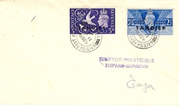 1946-  Cover Fr.  TANGIER Stamps 2 1/2 And 3 Pence - Postämter In Marokko/Tanger (...-1958)