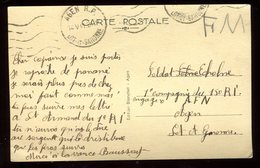 Carte Postale En FM De Agen Pour Agen En 1941 - N177 - Guerre De 1939-45