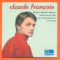 Claude François CD 4 Titres Pochette Reproduction Du 45 Tours De L'époque - 2 Scans - Ediciones De Colección