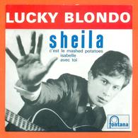 Lucky Blondo Sheila CD 4 Titres Pochette Reproduction Du 45 Tours De L'époque - 2 Scans - Ediciones De Colección