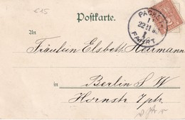 ALLEMAGNE POSTE PRIVEE  PAKET  FAHRT  CARTE ILLUSTREE - Private & Local Mails