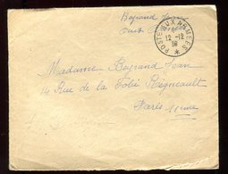 Enveloppe En FM Pour Paris En 1939 - N217 - Guerra Del 1939-45