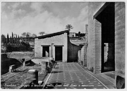 ERCOLANO    LOGGIA  E  TERRAZZA  DELLA  CASA  DELL' ATRIO  A  MOSAICO          (VIAGGIATA) - Ercolano