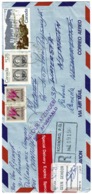 Ref 1240 - 1978 Registered Express Cover Canada To Netherlands Returned Good Postal Marks - Brieven En Documenten