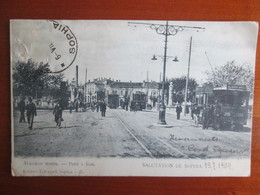 Salutation De Sofia . Pont A Lion  .3 Tramway . Dos 1900 - Bulgaria