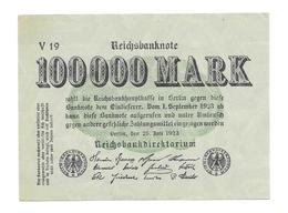 Billet De 100 000 Mark 1923 - 100.000 Mark