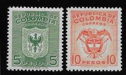 Colombie N°454/455 - Neuf ** Sans Charnière - TB - Colombie