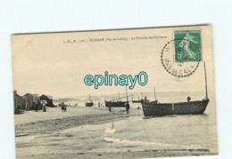 62 - WISSANT  - La Flotille Des Pêcheurs - Bateau - Plage - Wissant