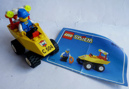 FIGURINE LEGO 6437 BEACH BUGGY GARDE COTIERE Avec Notice 1999 - MINI FIGURE Légo - Lego System