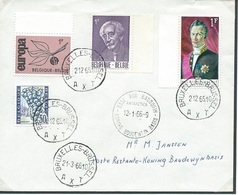 België  O.B.C.  Briefomslag  Stempel  Kon. Boudewijnbasis  Antarctica. - Enveloppes-lettres