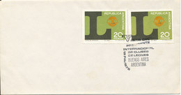 Argentina Cover 19-2-1975 Lions International Club's In Buenos Aires - Rotary, Club Leones