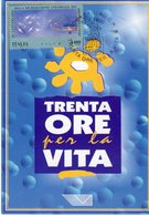 Cartolina Affrancata Con Francobollo Di FOLON " 50° Anniv. Dichiarazione Universale Diritti Dell'Uomo " - - Folon