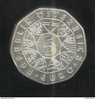 5 Euros Autriche Argent 2004 - Élargissement De L'Union Européenne De 2004 - SUP - Autriche