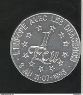 1 Ecu Draguignan - 40ème Foire De L'Olive - 1993 - Euro Van De Steden