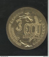 3 Ecu Ville De Saint Etienne - 10ème Fête Du Livre - 1995 - Euro Van De Steden