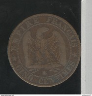 5 Centimes France 1864 BB - TTB - Otros & Sin Clasificación