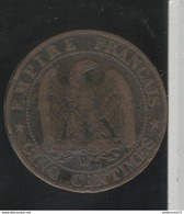 5 Centimes France 1854 W - TTB - Andere & Zonder Classificatie