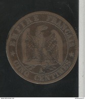 5 Centimes France 1854 A - TTB - Andere & Zonder Classificatie