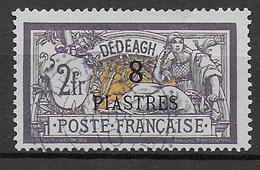 DEDEAGH - YVERT N° 16 OBLITERE - CACHET BLEU - Gebraucht